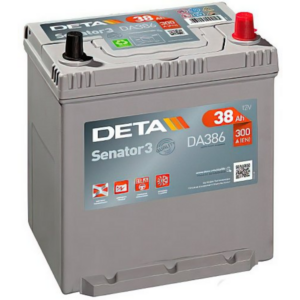 Batería Deta DA386 Senator 3. 12V - 38Ah/300A (EN) Caja B19