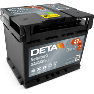 Batería Deta DA472 Senator 3. 12V - 47Ah/450A (EN) Caja LB1