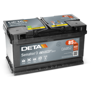 Batería Deta DA852. 12V - 85Ah/800A (EN) Caja LB4