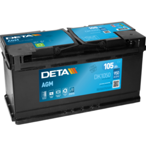 Batería Deta DK1050 Agm. Tecnología AGM. 12V - 105Ah/950A (EN) Caja L6