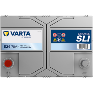 Batería Varta E24 Blue Dynamic. 12V - 70Ah/630A (EN) 570 413 063 313 2 Caja D26