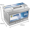 Batería Varta E43 Blue Dynamic. 12V - 72Ah/680A (EN) 572 409 068 313 2 Caja LB3