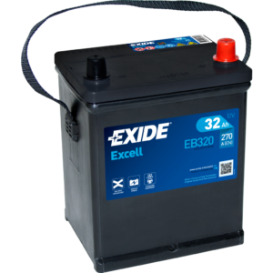 Batería Exide EB320 Excell. 12V - 32Ah/270A (EN) (178x135x225mm)