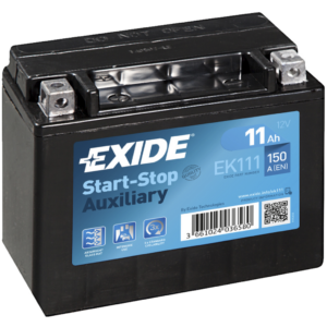 Batería Exide EK111 Baterias Auxiliares. Tecnología AGM. 12V - 11Ah/150A (EN) (150x90x130mm)