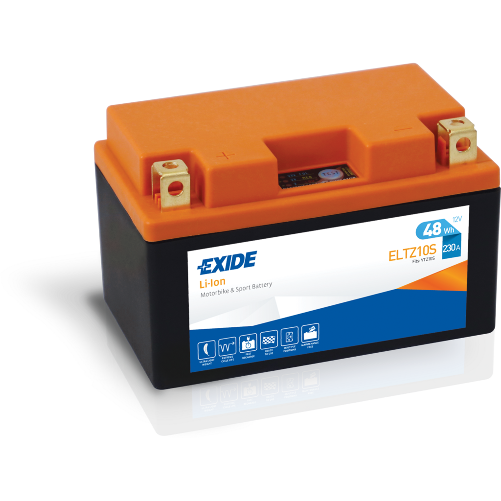 Batería Exide-Litio ELTZ10S. 12V - 4Ah/230A (EN) (150x87x93mm) 1 Batería Exide-Litio ELTZ10S. 12V - 4Ah/230A (EN) (150x87x93mm)