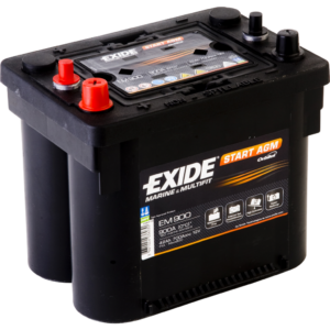 Batería Exide EM900 Marina Vintage. 12V - 42Ah/700A (EN) (230x173x206mm)
