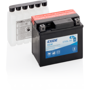 Batería Exide ETX5L-BS Moto 12V Agm. Tecnología AGM. 12V - 4Ah/70A (EN) (115x70x105mm)
