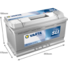 Batería Varta F6 Black Dynamic. 12V - 90Ah/720A (EN) 590 122 072 312 2 Caja L5