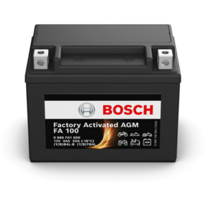 Batería Bosch FA100 - AGM. Tecnología AGM. 12V - 4Ah/55A (EN)