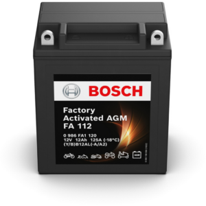 Batería Bosch FA112 - AGM. Tecnología AGM. 12V - 12Ah/125A (EN)