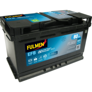 Batería Fulmen FL800 Start-Stop Efb. Tecnología EFB. 12V - 80Ah/720A (EN) Caja L4