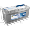 Batería Varta I1 Silver Dynamic. 12V - 110Ah/920A (EN) 610 402 092 316 2 Caja L6