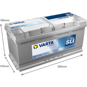 Batería Varta I1 Silver Dynamic. 12V - 110Ah/920A (EN) 610 402 092 316 2 Caja L6