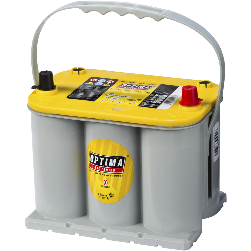 Batería Optima YTR-3.7 Yellowtop. Tecnología AGM. 12V - 48Ah/660A (EN) (237x172x168mm) 1 Batería Optima YTR-3.7 Yellowtop. Tecnología AGM. 12V - 48Ah/660A (EN) (237x172x168mm)