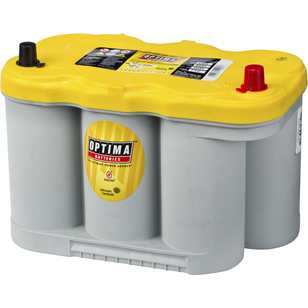 Batería Optima YTR-5.0 Yellowtop. Tecnología AGM. 12V - 66Ah/845A (EN) (308x171x218mm) 1 Batería Optima YTR-5.0 Yellowtop. Tecnología AGM. 12V - 66Ah/845A (EN) (308x171x218mm)