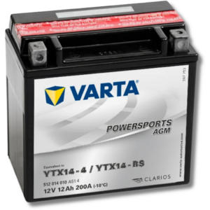 Batería VARTA Motocicleta YTX14-4 / YTX14-BS - 12V 12Ah (C10) E1 TY5