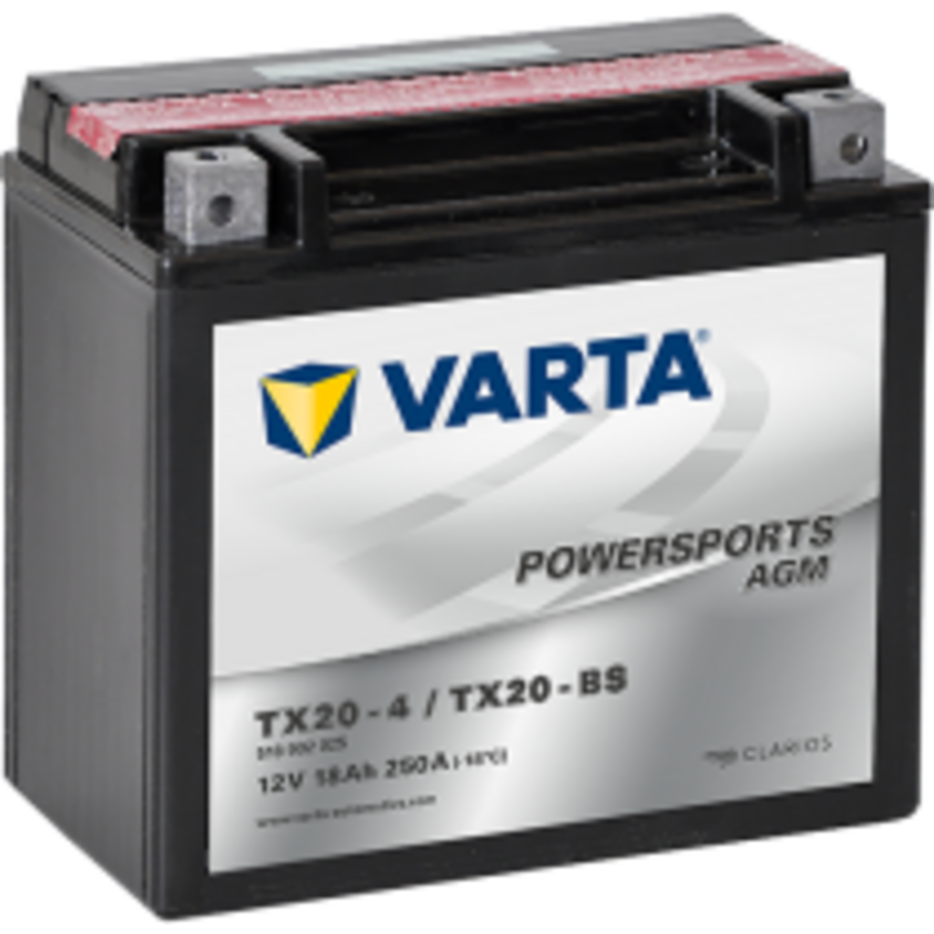 Batería Varta YTX20-BS Motocicleta. 12V (mm) 1 Batería Varta YTX20-BS Motocicleta. 12V (mm)