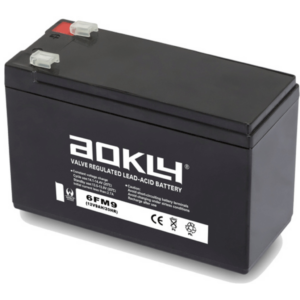 Batería Aokly 6FM9 Agm Vrla Battery. Tecnología AGM. 12V - 9Ah (152x65x95mm)